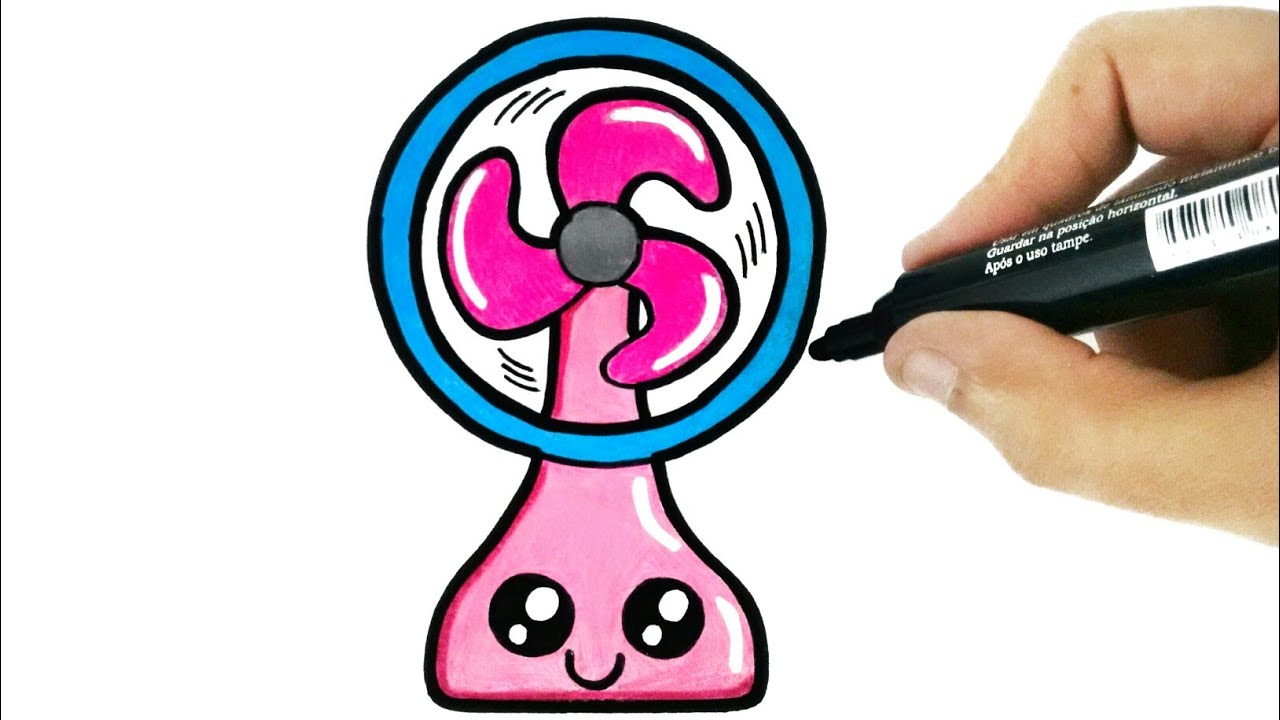 HOW TO DRAW A FAN - COMO DESENHAR UM VENTILADOR - YouTube