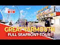 GREAT YARMOUTH | Full tour of Great Yarmouth Seafront in Norfolk, England (4K)