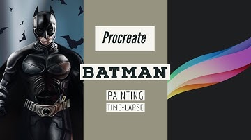 Digital painting - Batman | Timelapse | Procreate