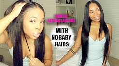How to make your wig look NATURAL with NO BABY HAIRS!!!   | DIAMOND VIRGIN HAIR