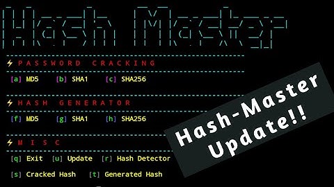 Hash-Master tool