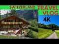 Driving in swissspectacular road trip in canton of schwyz 4kwinter 