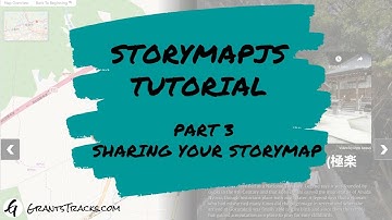 StoryMapJS Tutorial - Part 3 Sharing Your StoryMap