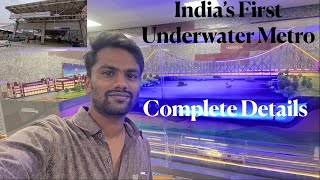 India's First Underwater Metro Tunnel In Kolkata || Howrah To Esplanade || West Bengal. #kolkata