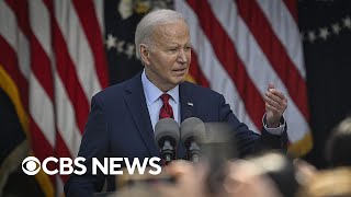 Biden gives update on U.S. economy after announcing new tariffs on China | full video