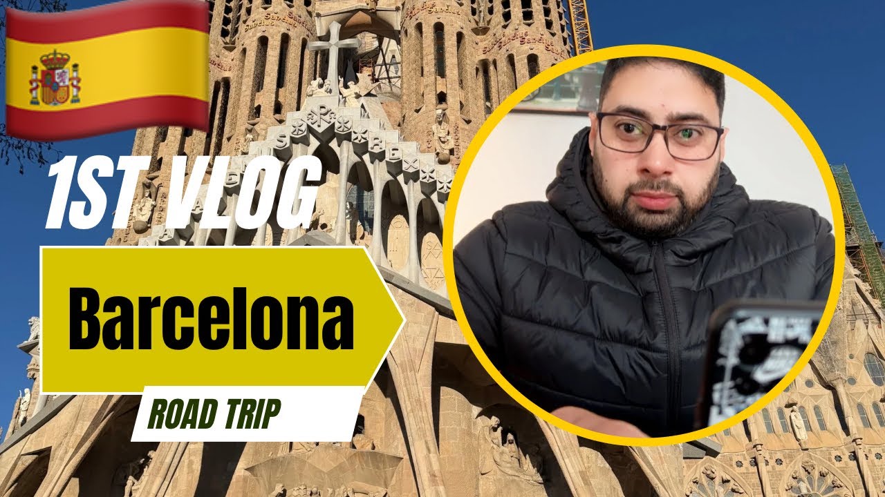 My first vlog | Aj hum Spain ma Barcelona gy | aj ka din bht amazing tha | Europe with Usman. 