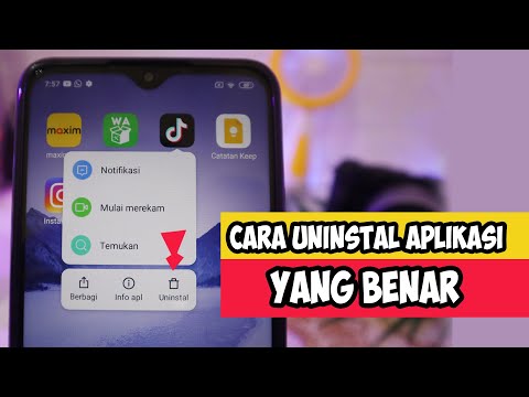 Video: Cara Uninstall Aplikasi Di Android