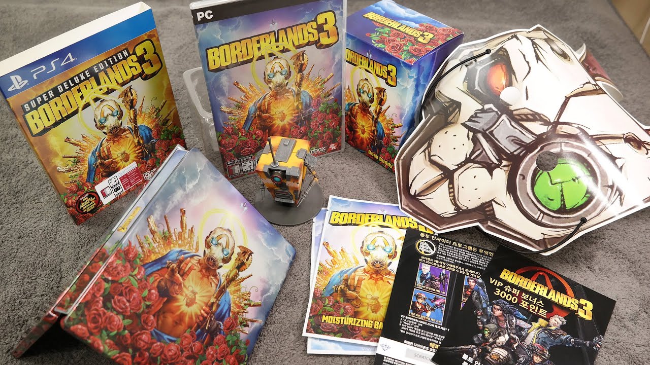 Unboxing Borderlands 3 Super Deluxe Edition Game Ps4 Pc Bonus Fps Gameplay Released 19 Youtube