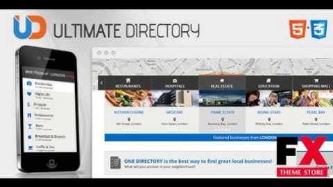Preview Directory - Responsive Site Template TForest