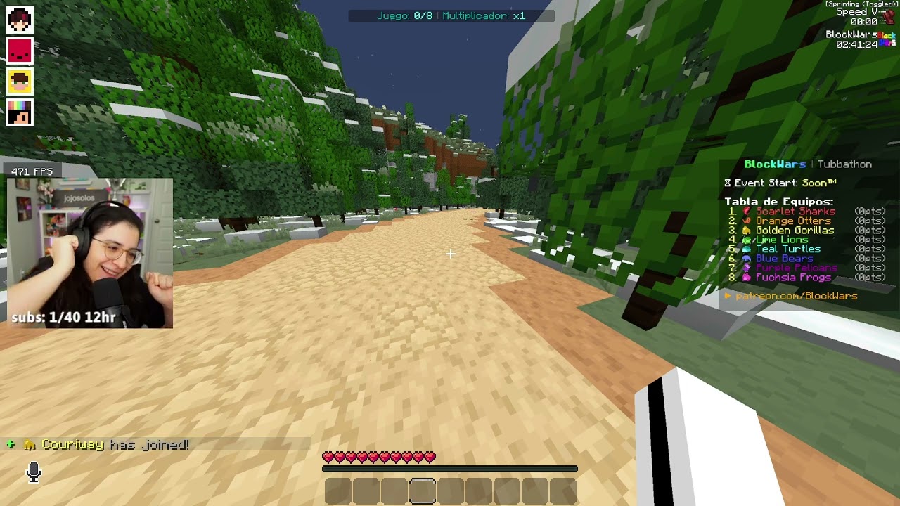 TUBBATHON X BLOCKWARS EVENT w/ FireBreathMan, highkeyhateme & MrBeardstone