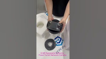 Hikvision 8MP ColorVu Panoramic Camera with AI Detection, Strobe Light#hikvision