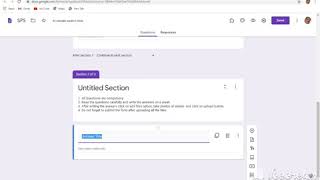 Create Question Paper using Google Form. Setting File upload option.