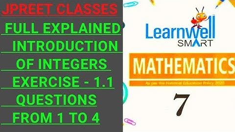 #class7 #learnwell chapter 1 #introduction #integers #notes exercise 1.4 question 1,2,3,4 #jpreet