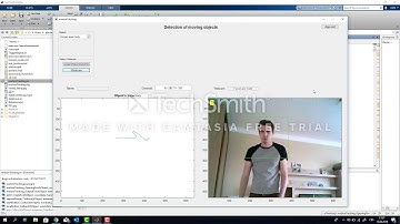 Live Webcam or Video object motion detection app in GUIDE | MATLAB + Plotting object trajectory