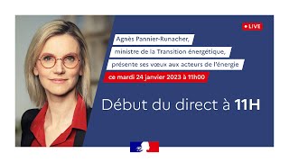 Présentation des vœux de la ministre de la Transition énergétique