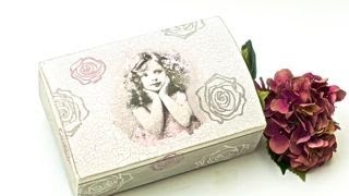 How To Decorate A Wooden Box Decoupage - Diy