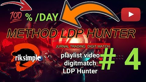 JOURNAL TRADING DIGIT MATCH LDP HUNTER # 4