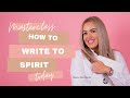 Masterclass How to write to Spirit #spiritualjournal #spiritualguidance #spiritualjourneyguidance