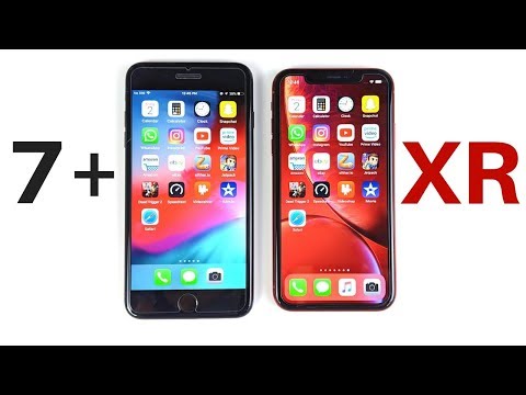 iPhone 7 Plus vs iPhone XR Speed Test! - YouTube