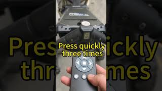 KVV Electric golf push cart  sample of successful remote control pairing