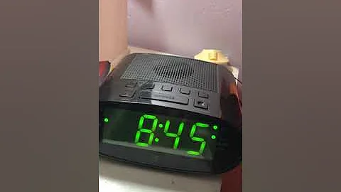 GPX Model C303B Clock Radio Tutorial