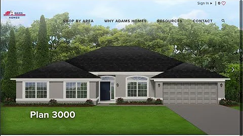 Adams Homes 3000 Model 4 Bed 3 Bath