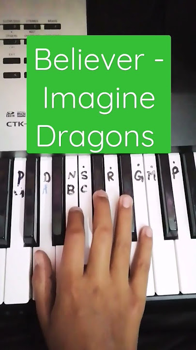 Believer - Imagine Dragons | Easy Tutorial for beginners to learn | @MMusic1043