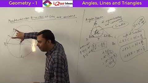 Circumcentre and Perpendicular Bisector of Sides