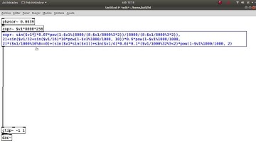 Live coding in Pure Data with expr object (failed tutorial)