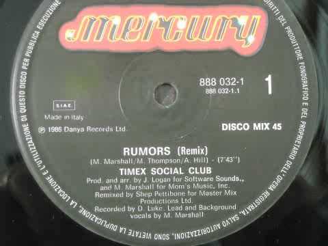 Timex Social Club - Rumors (Remix) 1986 - YouTube