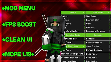 ASABETTER V3 MCPE 1.19 | FPS BOOST CLIENT (MOD MENU, ARMOUR HUD, DURABILITY VIEWER AND MORE!!)