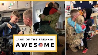 USAF Sergeant Surprises Family After Returning From Deployment