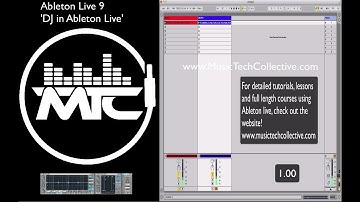 Ableton Live 9 Tutorial for Beginners: DJ In Ableton - With DJ Rap