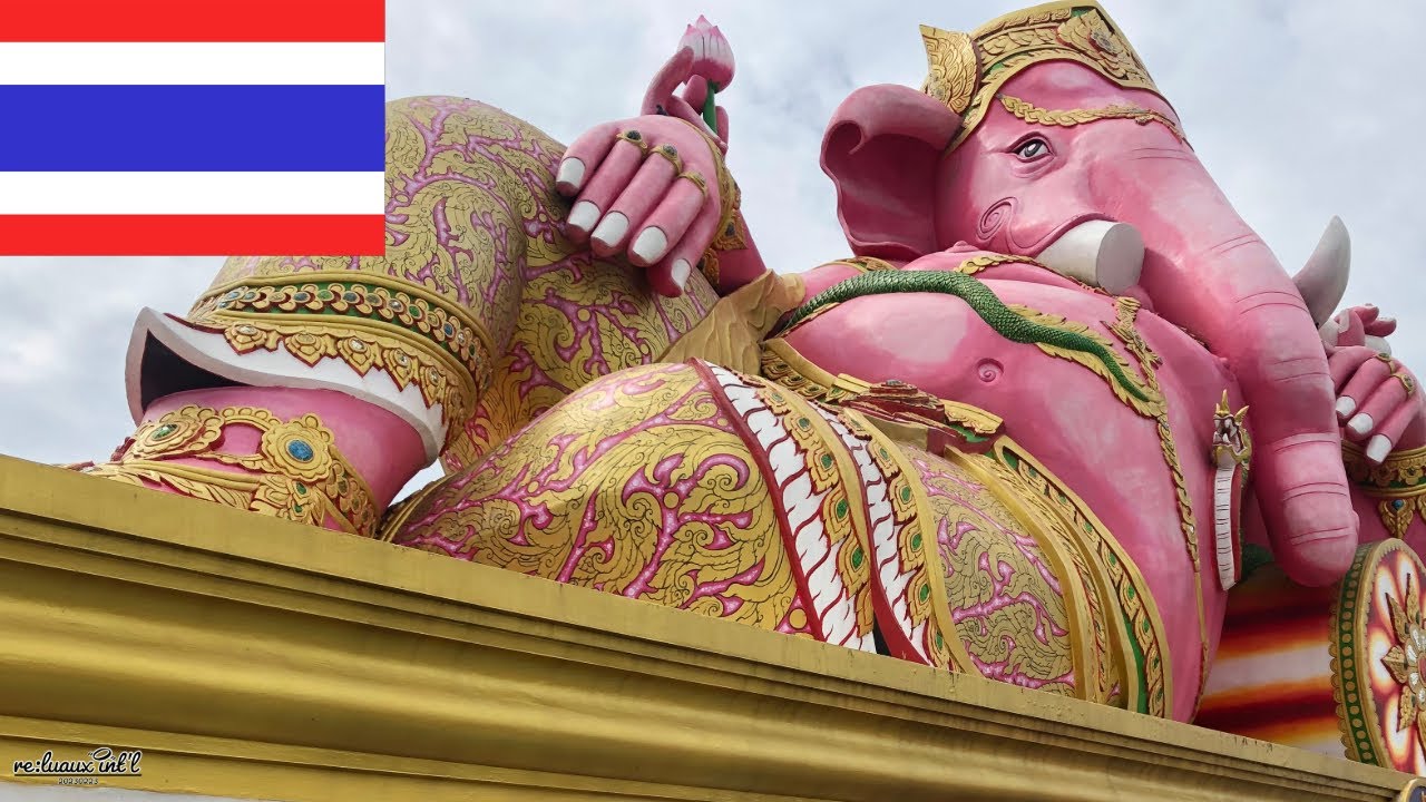 【タイ】ピンクガネーシャ！タイの願いが叶うパワースポット【東南アジアバックパッカーの旅２０１９】第７４話