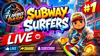 🔴TURBO SUBWAY Surfers : 50 M Score Live #1 screenshot 5