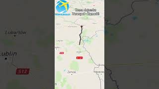 Trasa dojazdu: Terespol - Zamość