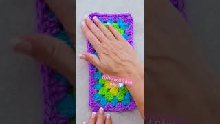 🌟What would YOU make my Granny Square Rectangle pattern? #GrannySquare #colorfulcrochet #easycrochet