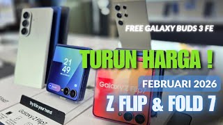 Price Drop😱🔥 Samsung S series price update February 2026, Samsung Z Flip 7 15 million❗️