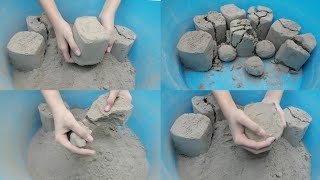 ASMR Soft Snappy Dusty Pure Cement Dry Crumbles | Mushy ASMR screenshot 3