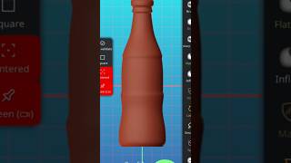 making a quick soda bottle in nomad sculpt #art #3dmodeling #timelapse