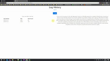 My online logbook (CS50 Final Project)