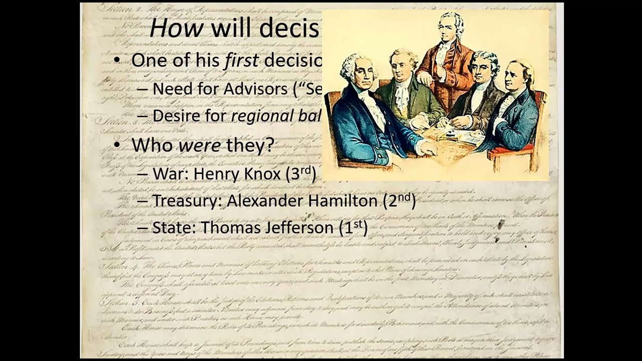 Washington's Decisions #2: Presidential Help