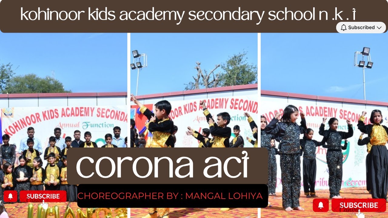 CORONA ACT || SCHOOL ANNUAL FUNCTION || KIDS DANCE - YouTube