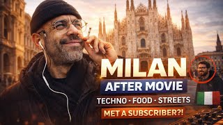 MILAN AFTERMOVIE 🇮🇹 – Techno, Street Food &amp; Making Music With a Subscriber!