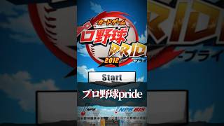 野球ゲーム紹介～プロ野球PRIDE編～ screenshot 1