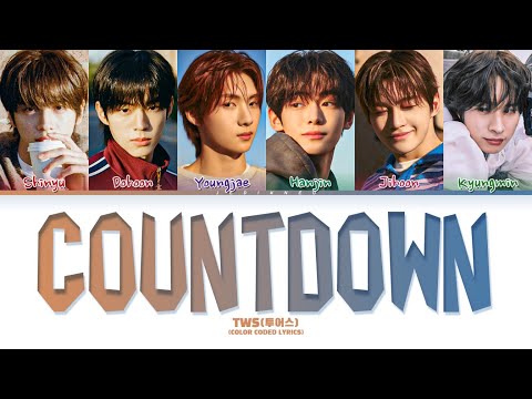 TWS 'Countdown' Lyrics (Color Coded Lyrics)