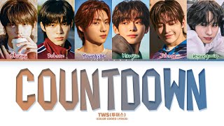 TWS 'Countdown' Lyrics (Color Coded Lyrics)