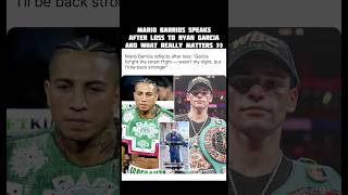 Mario Barrios reflects on the loss to Ryan Garcia 👀 #shorts #mariobarrios #ryangarcia