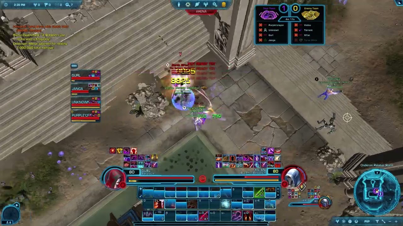 hatred sin arena swtor pvp