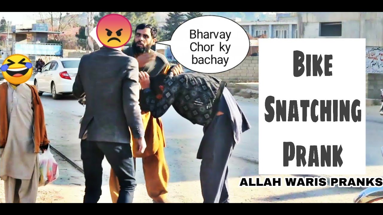 Bike Snatching Prank | OUR GAGS - YouTube